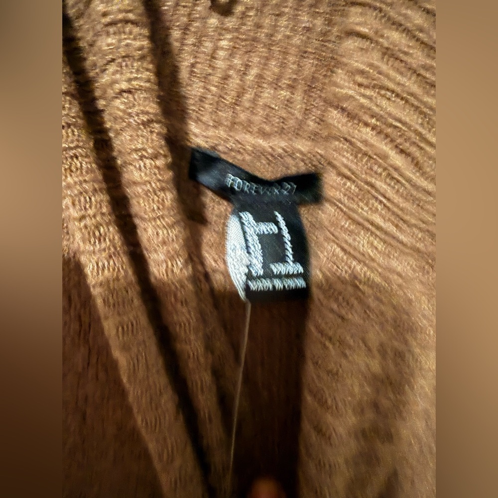 Forever 21 Brown Sleeveless Turtleneck Midi Dress - Picture 3 of 6
